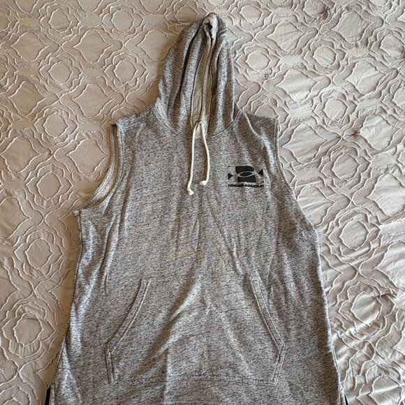 Under Armour Rival Sleeveless Hoodie - Picture 1 of 4